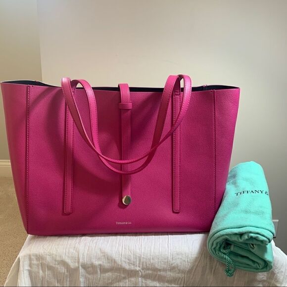 Tiffany & Co. Leather Shopper Tote -  New - Picture 4 of 16
